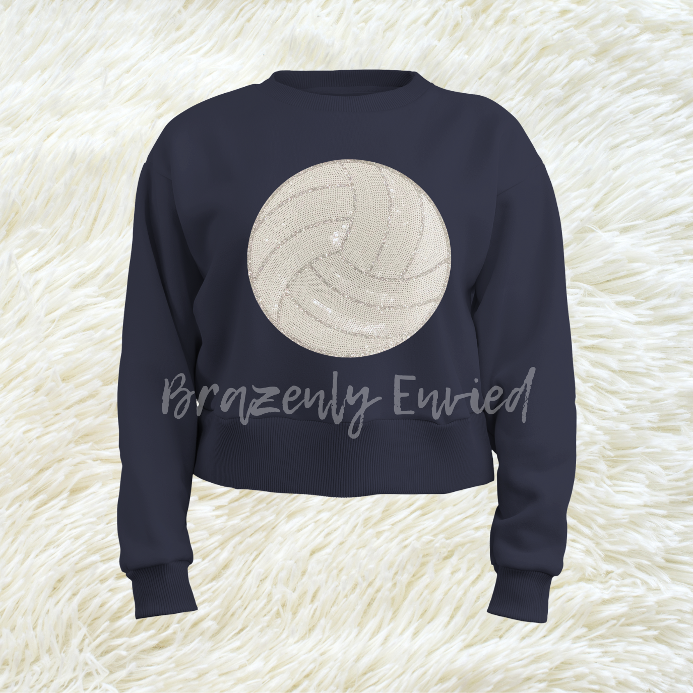 Volleyball Patch Sequins Volleyball Patch