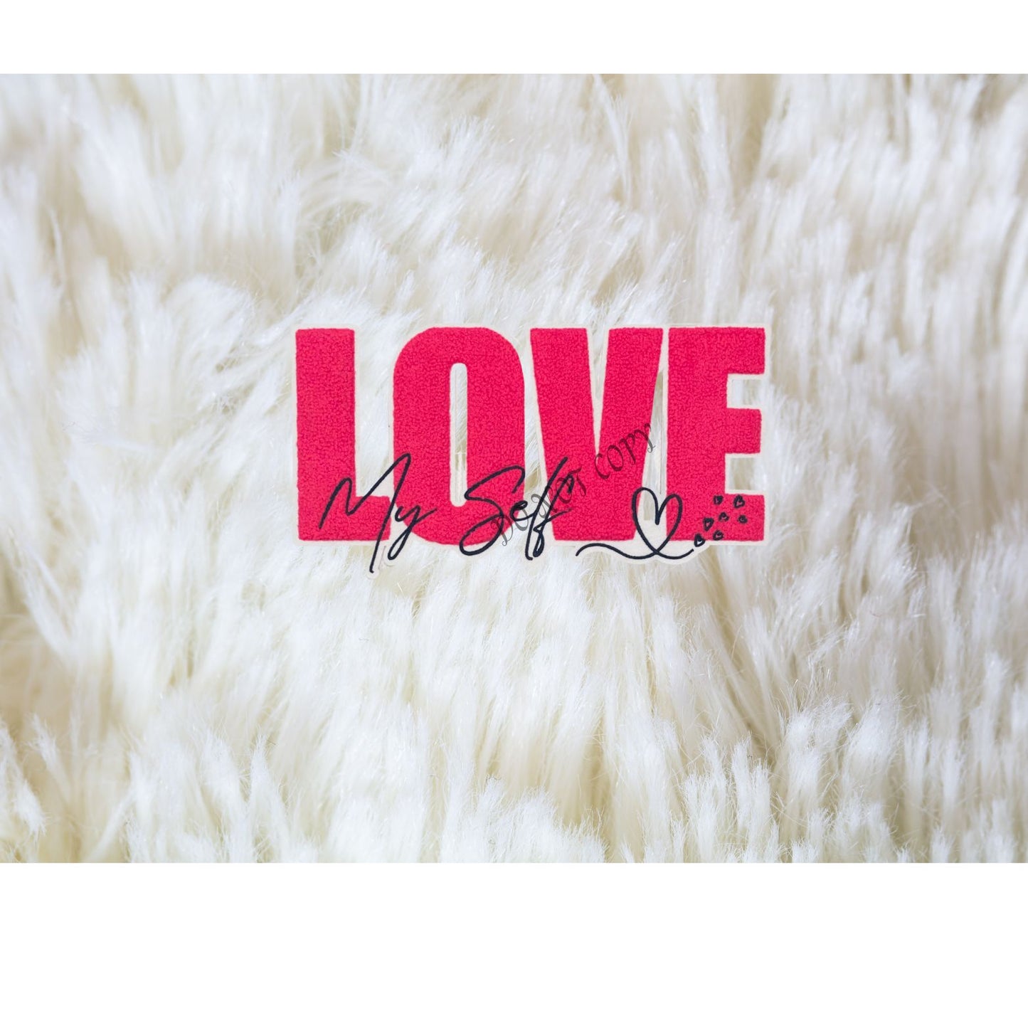 Mental Wellness Love Myself Chenille Patch Mental Wellness Everyday Patch