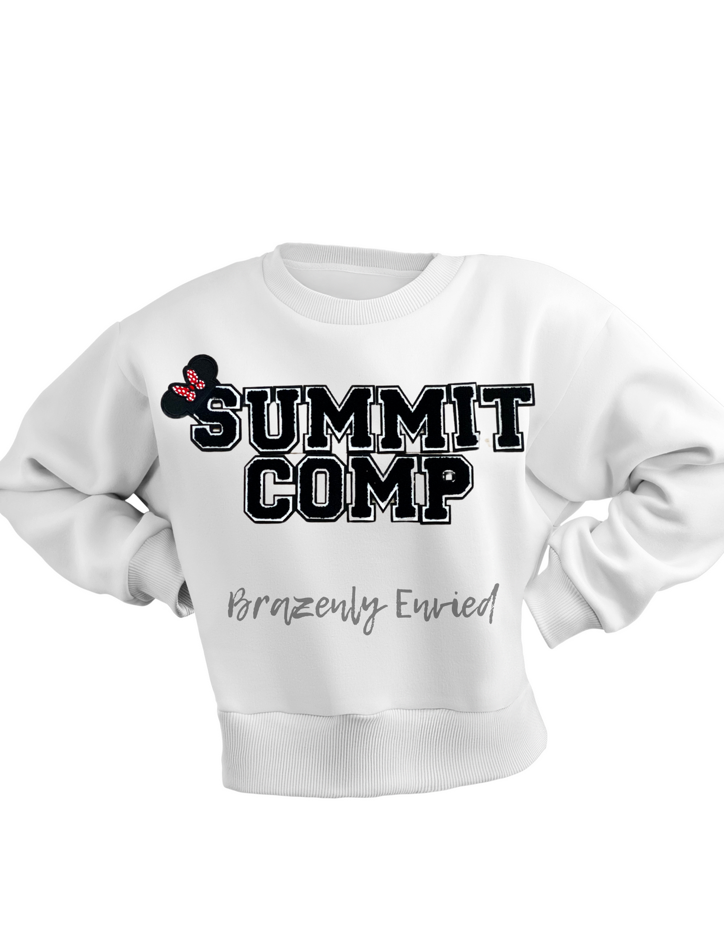 New Cheer Summit COMP Chenille Letter Patches Get Comp ready with these Letter Patches Immediate fast shipping @15.5 in wide