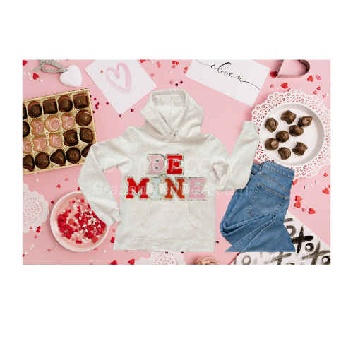 Valentine: BE MINE Chenille Patch