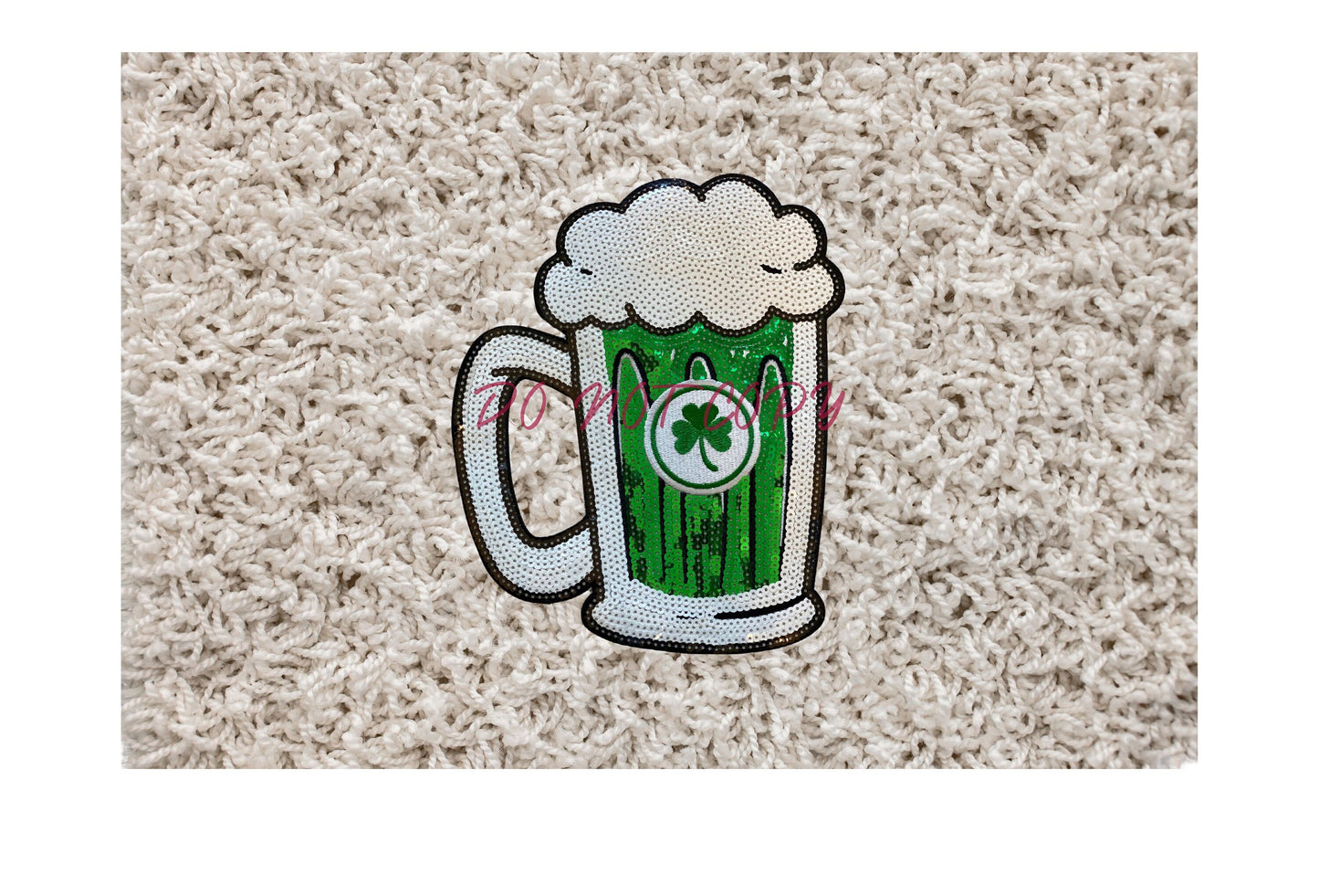 St Patrick's Day Patch New Sequins Patch Great for St Patty's Day shirt Fun Patch Trendy Patch Immediate fast shipping