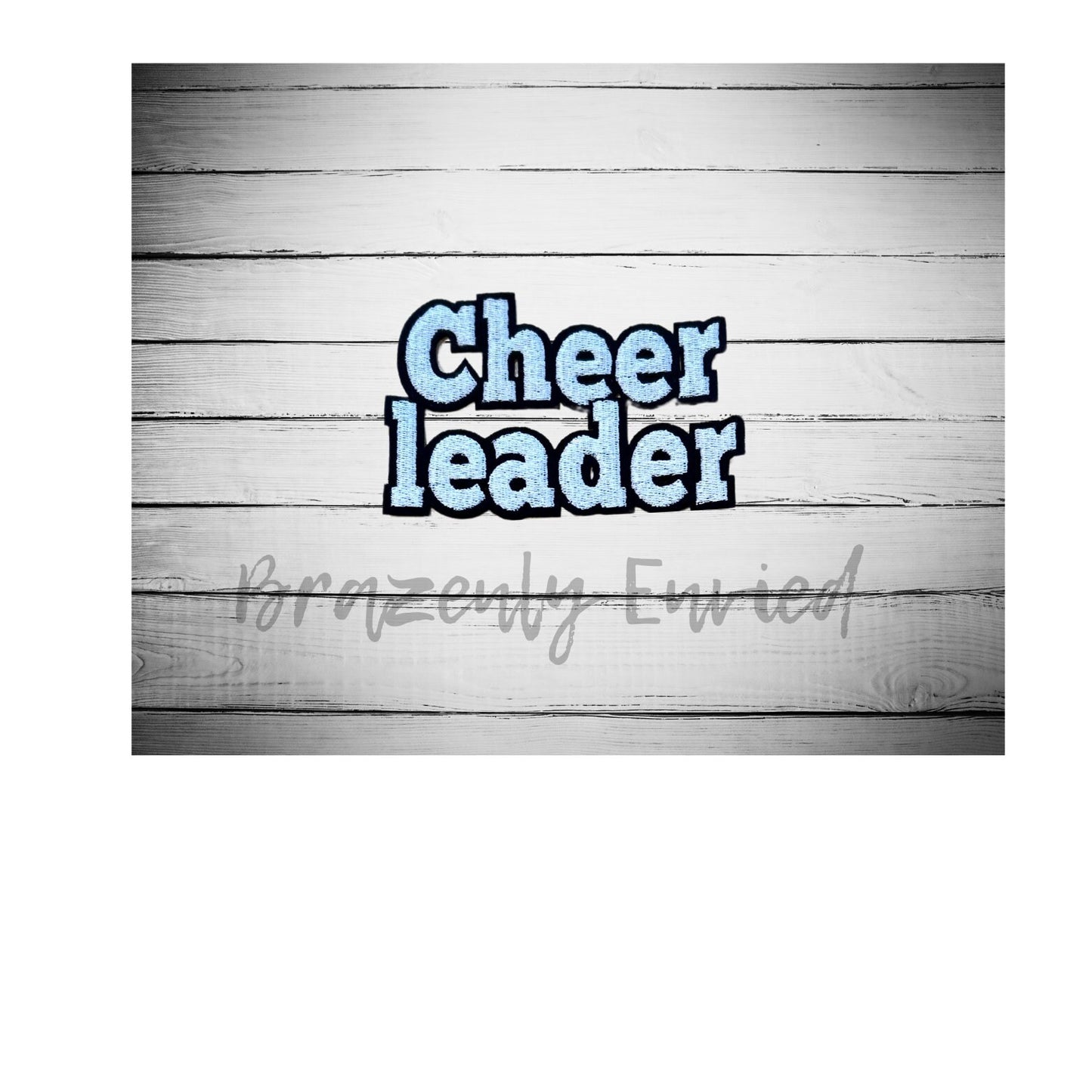 Trucker Hat PATCH- CHEERLEADER Patch Great for Trucker Hats /Shirts/ Jean Jackets/Bags