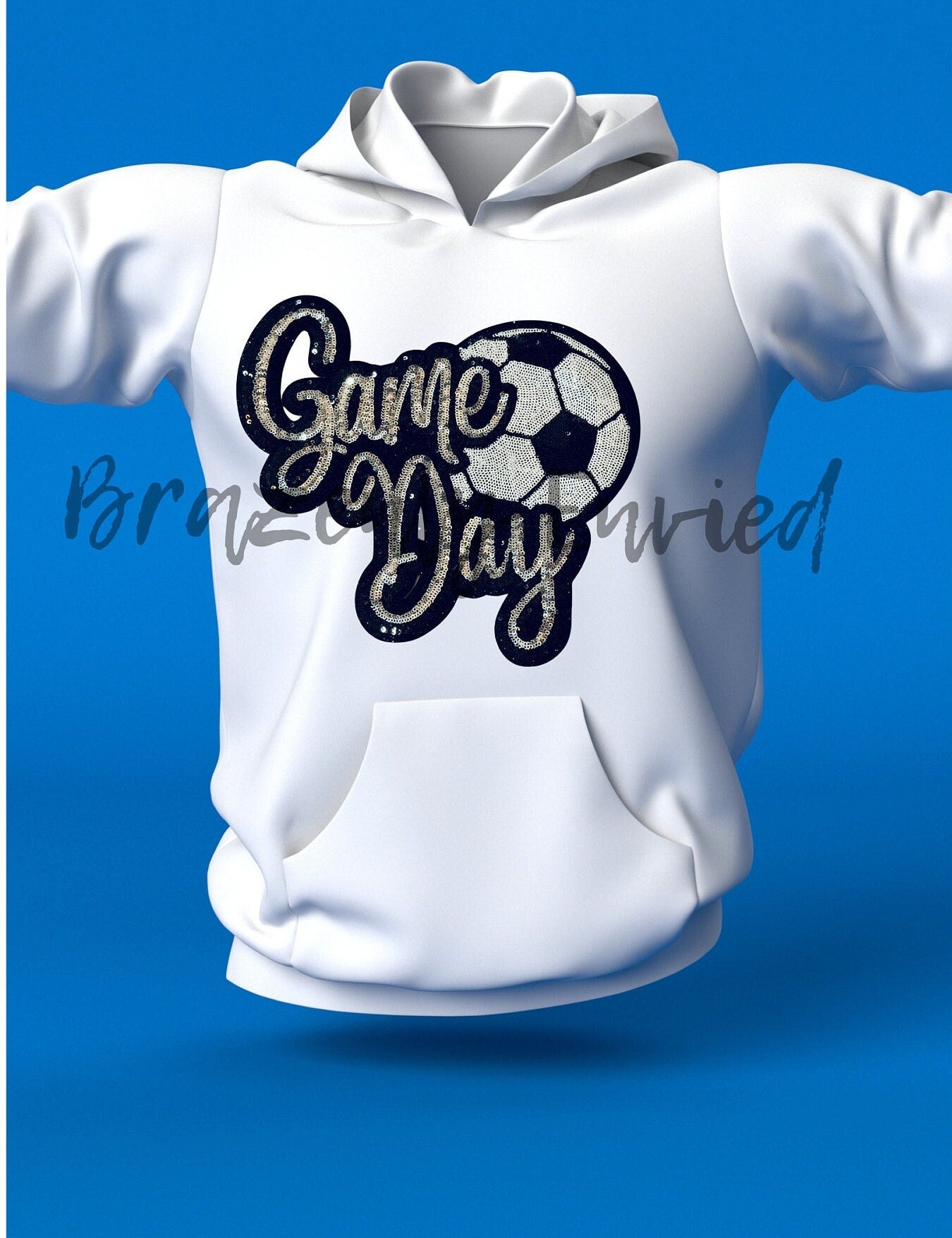 Game Day Soccer Patch Great Sequins Patch for Game Days