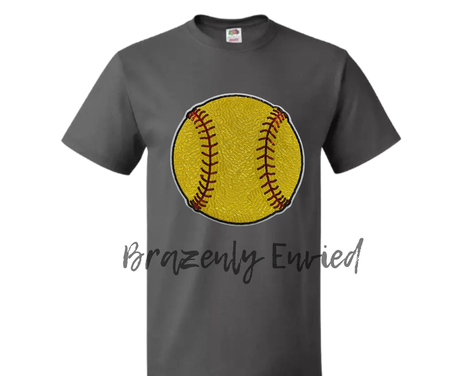 Softball Shirt Game Day Ready New Softball Sequins Patch Great gift Great Softball Mamas Great Sports Patch