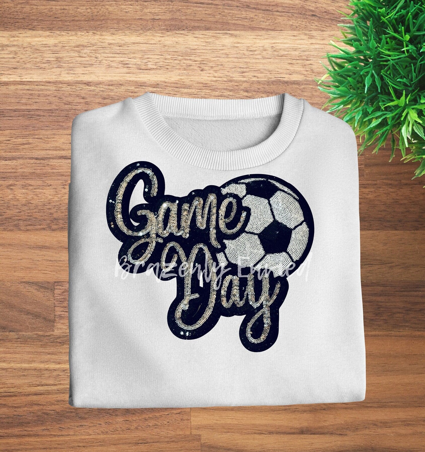 Game Day Soccer Patch Great Sequins Patch for Game Days