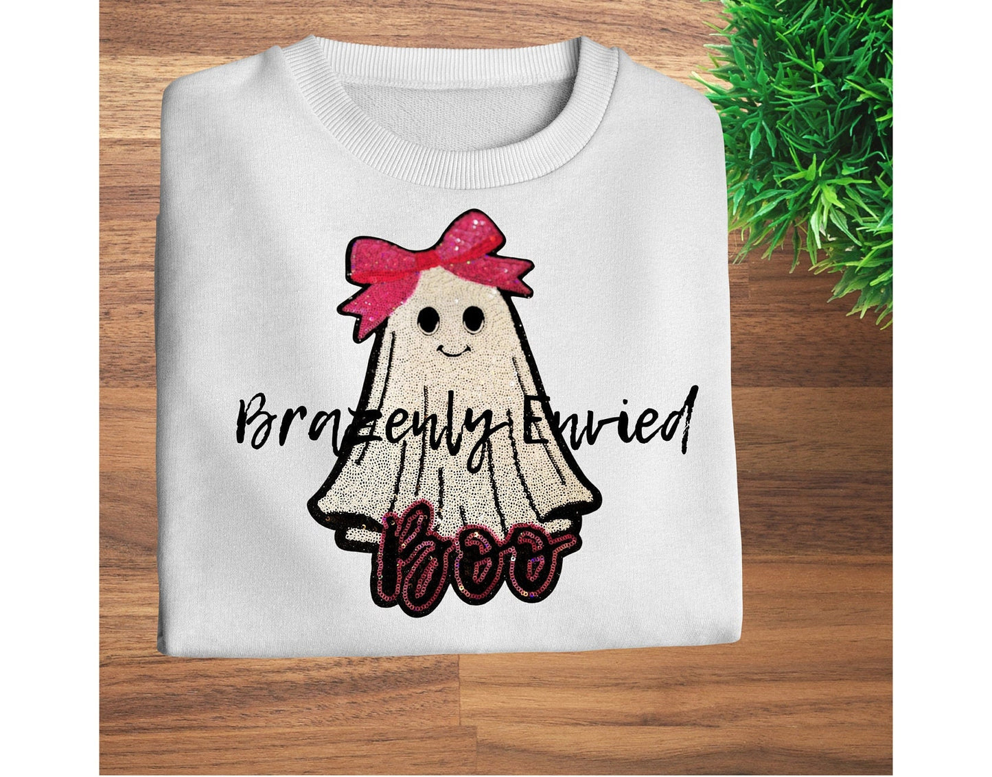 Boo Ghost Sequins Patch Great Halloween Pacth Very Trendy