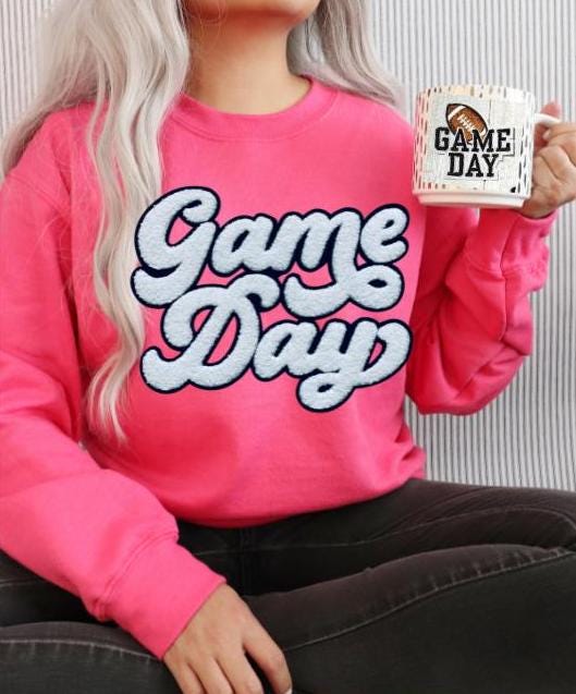 GAME DAY Patch | Chenille Game Day Patch | Great Game Day Patches for All Sports