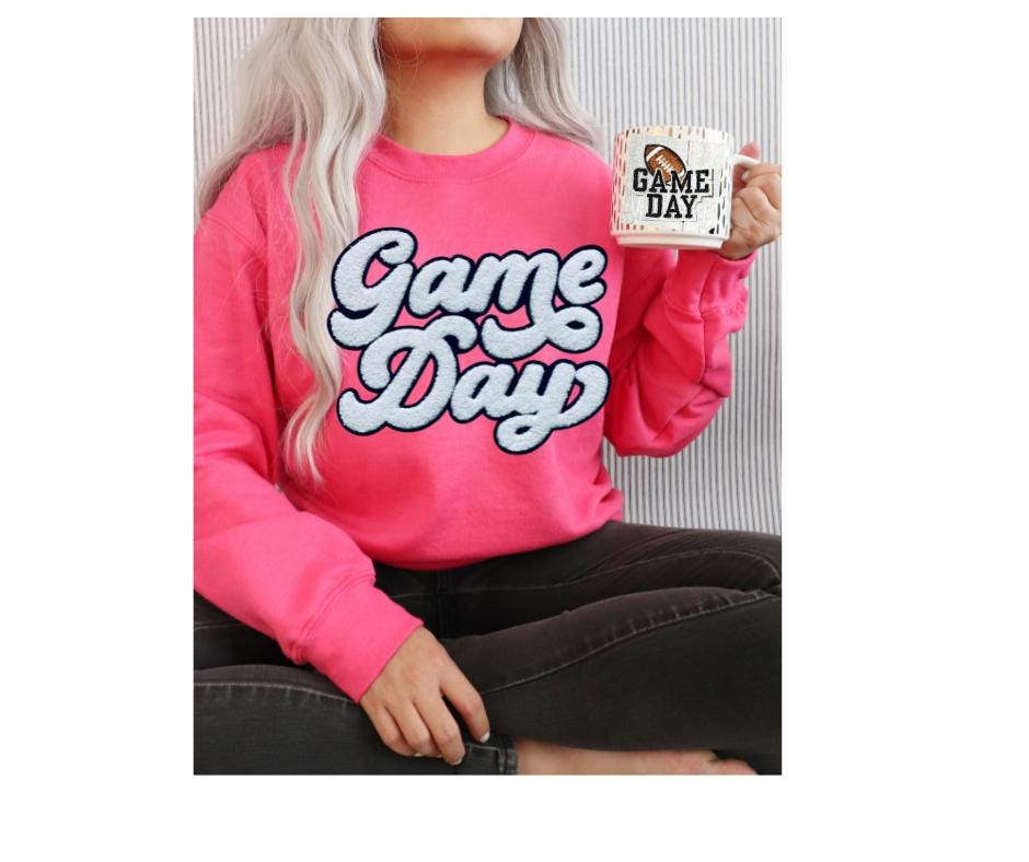 GAME DAY Patch | Chenille Game Day Patch | Great Game Day Patches for All Sports