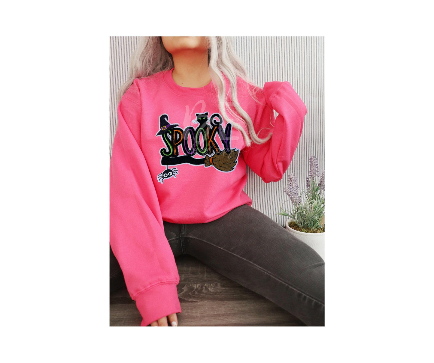 Halloween Patch SPOOKY Chenille Patch