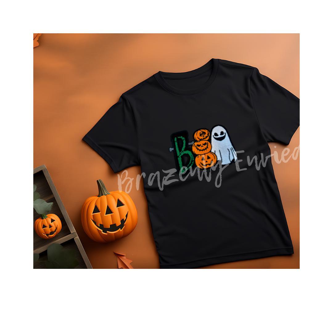 Halloween Boo Chenille Patch