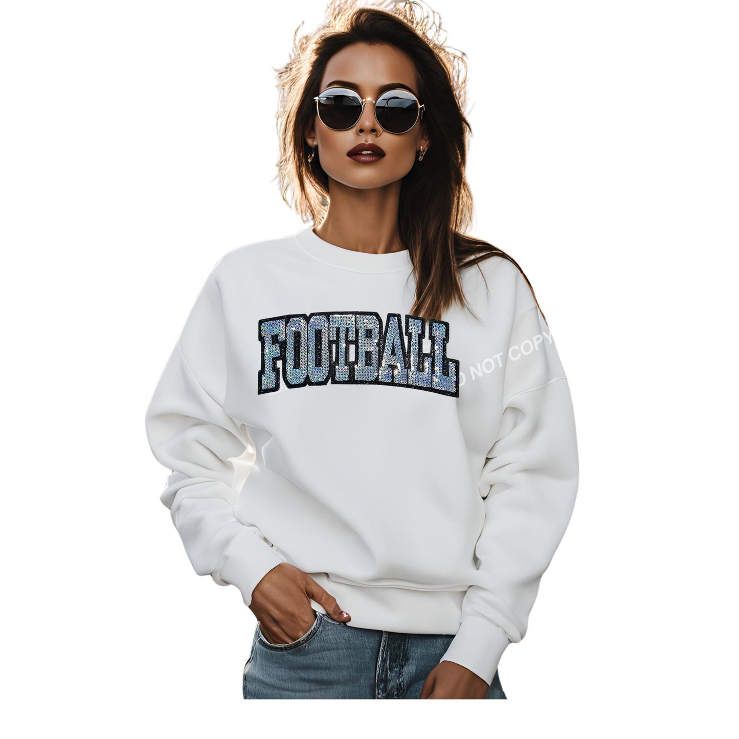 Football Patch| Iron On Patch |Sequins Patch |Great Game Day Patch| Mascot Patch | Great Sports Patch