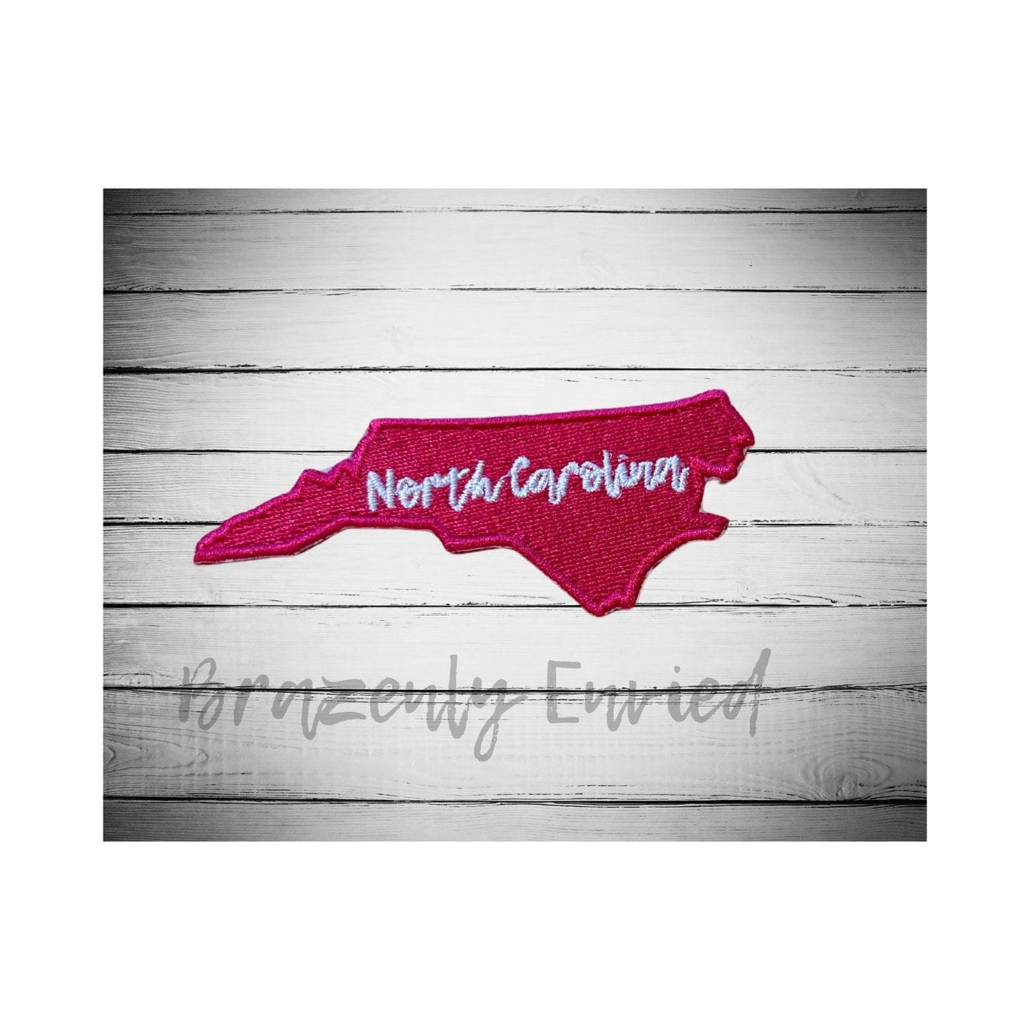 Trucker Hat PATCH-North Carolina Patch Great for Trucker Hats /Shirts/ Jean Jackets/Bag