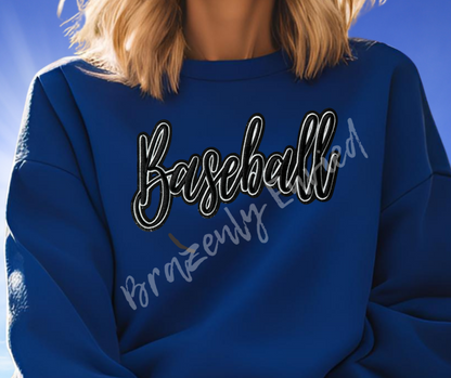 Baseball Patch | Baseball Embroidered Patch