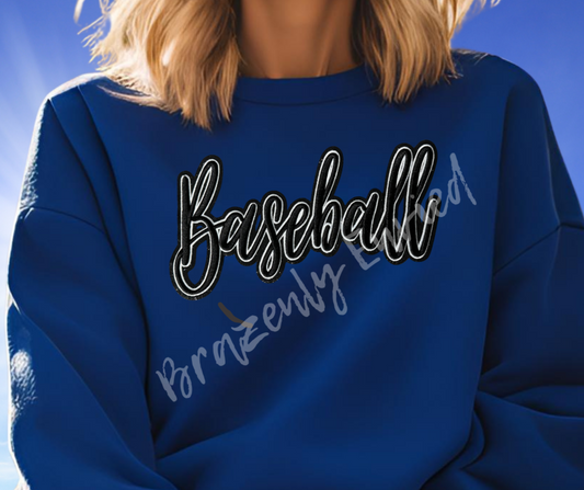 Baseball Patch | Baseball Embroidered Patch