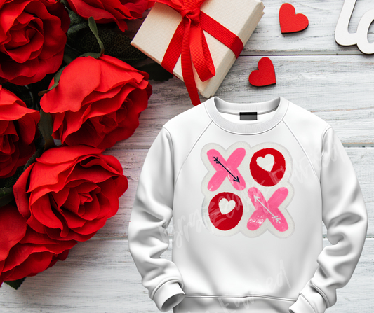 Valentine XO Chenille Patch