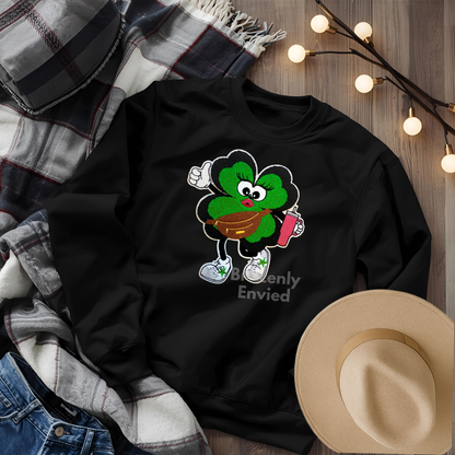 St Patrick's Day Chenille Patch 4 Leaf Clover Iron On