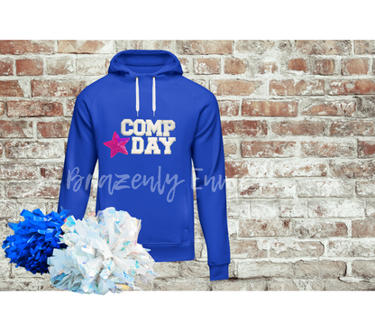 Sports Comp Day Chenille Letter Patches Get in with the new Trend Get Comp ready