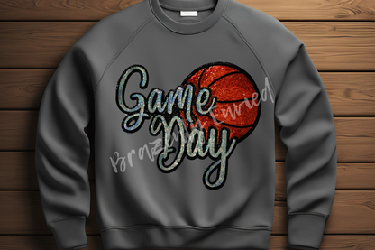 New Sequins Game Day Basketball Patch