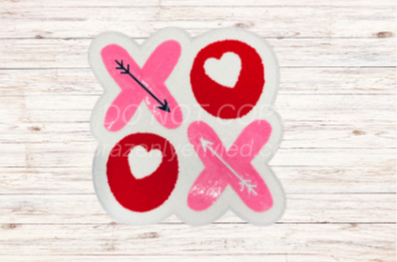 Valentine XO Chenille Patch