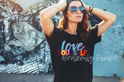 Mental Wellness  Love Yourself Chenille Patch Mental Wellness Everyday Patch