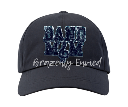 Trucker Hat Patch Game Day PATCH- Band Mom Patch Great for Trucker Hats /Shirts/ Jean Jackets/Bags