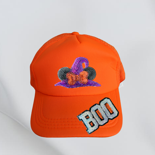 Witch Patch- Sequins Small Witch Hat Patch - Trendy Patch - BOO SEQUINS PATCH SOLD Separately