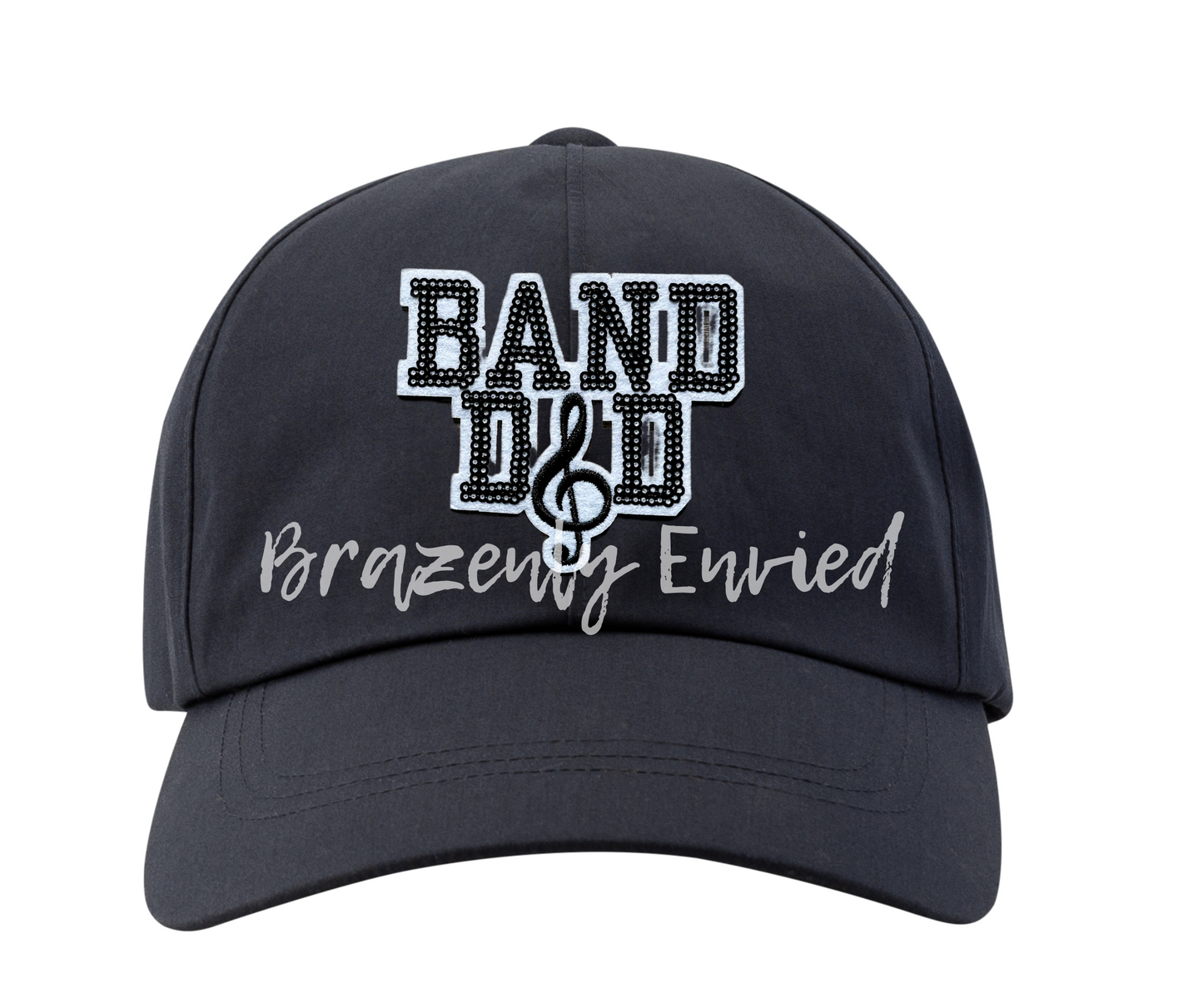 Trucker Hat Patch Game Day PATCH- Band Dad Patch Great for Trucker Hats /Shirts