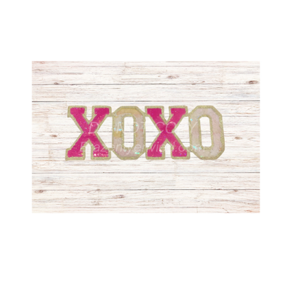 Valentine: Sequin glitter XOXO Patch