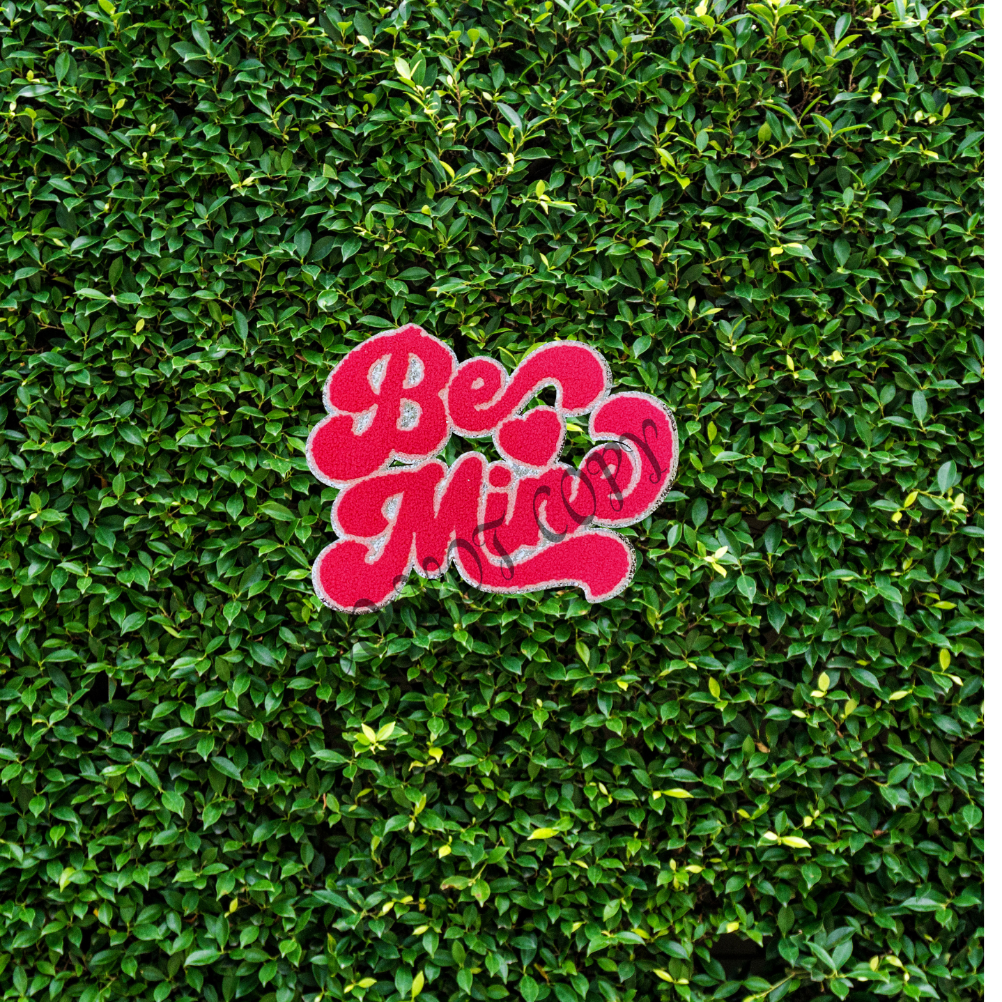 Wholesale/Bulk: Valentine: Be Mine 10 Red/ 10 Pink Chenille Patch