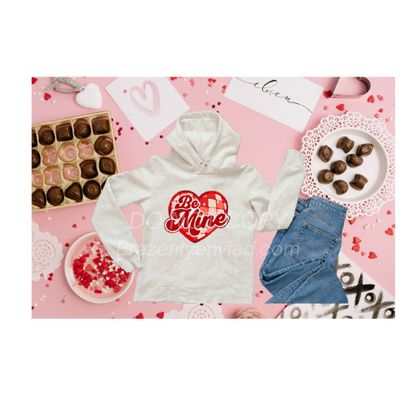 Valentine: Be Mine Heart Chenille  Patch