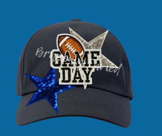 Game Day Football Patch  Trucker Hat Patch Small Patch