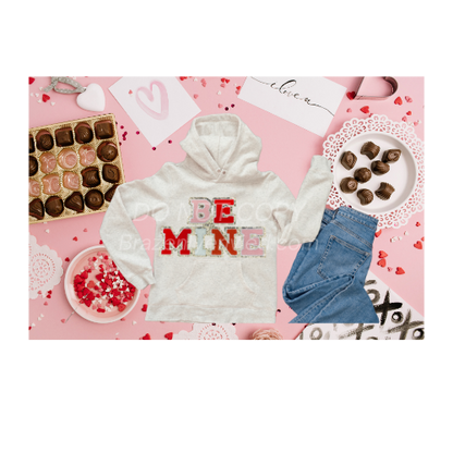 Valentine: BE MINE  Chenille Patch