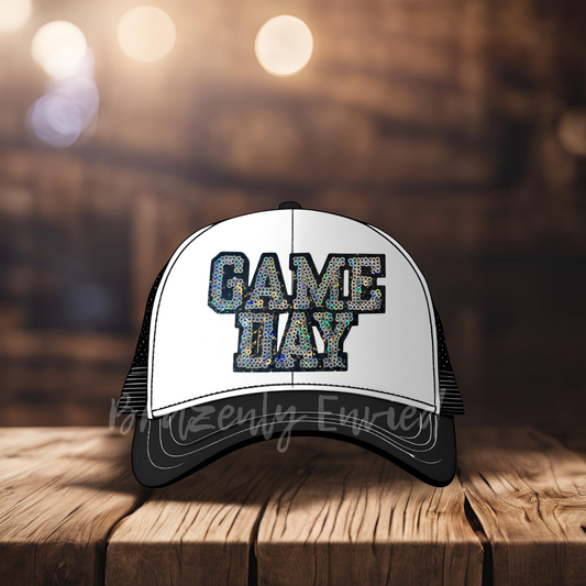 Trucker Hat Patch Game Day PATCH-  Great for Trucker Hats /Shirts/ Jean Jackets/Bags