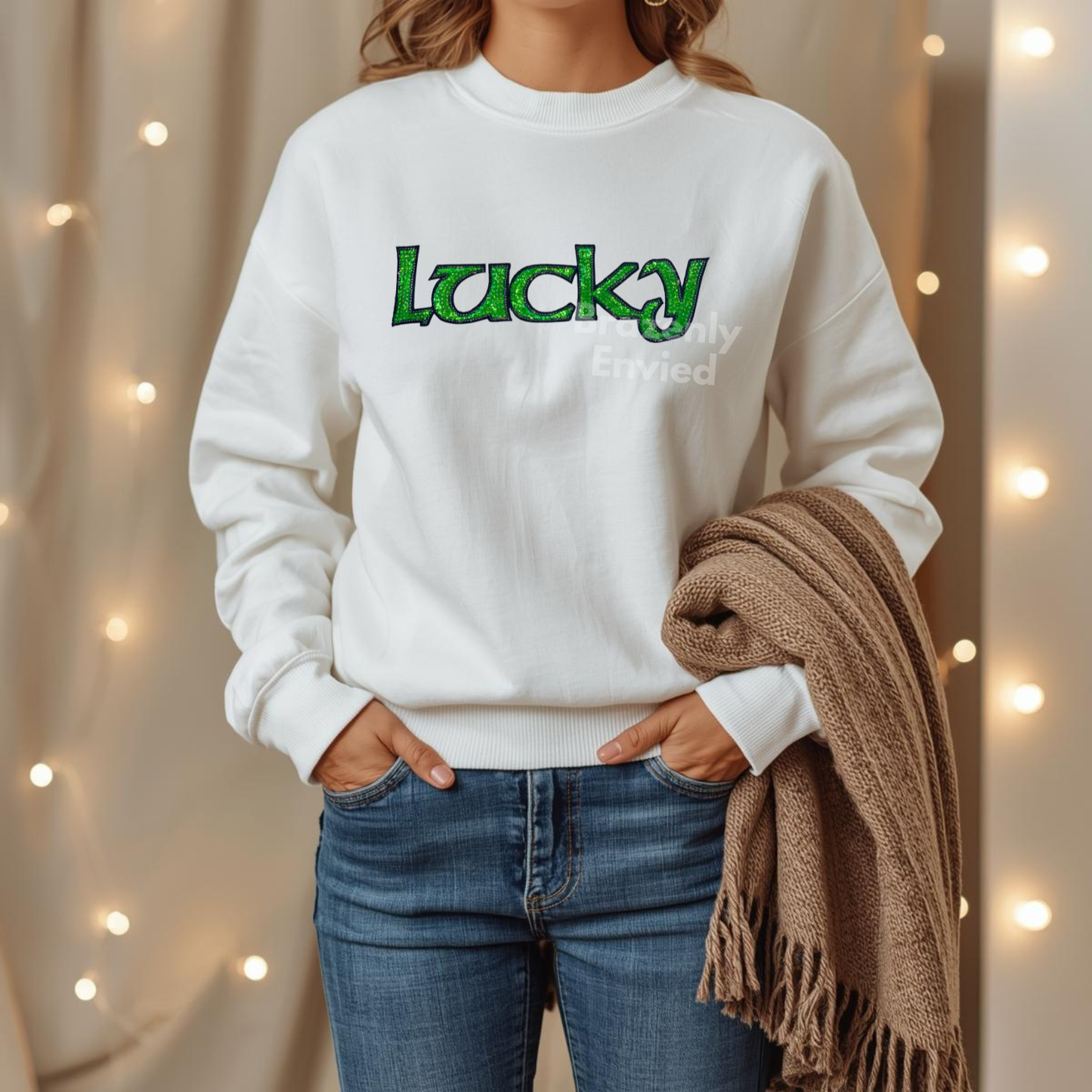 Lucky Patch Sequins St. Patricks Day Iron On Applique