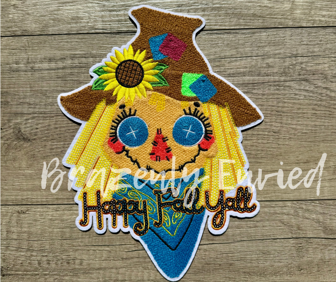 New Fall-Halloween Scarecrow  Patch