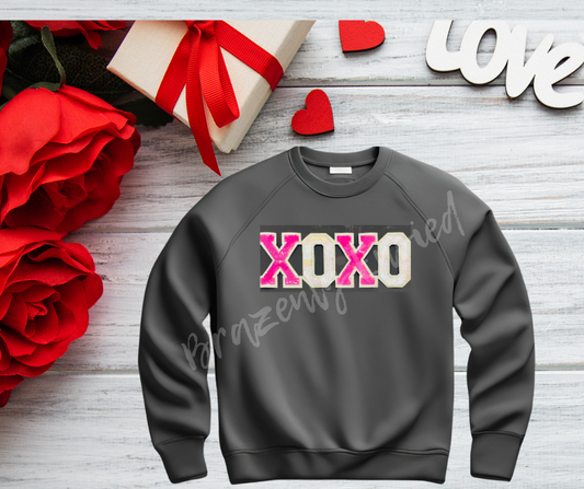 Valentine: Sequin glitter XOXO Patch