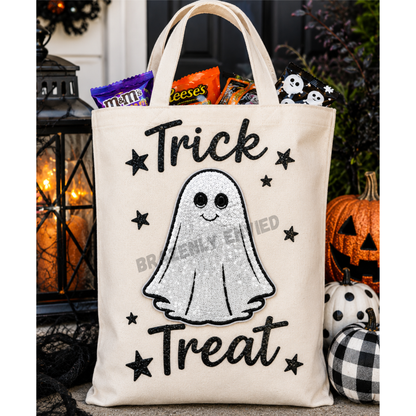 Halloween Patch Ghost Boo Sequins Patch