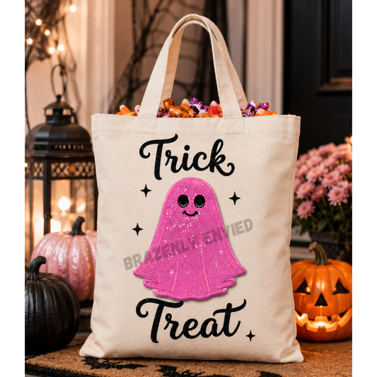 Halloween Patch Youth Ghost Boo Sequins Patch