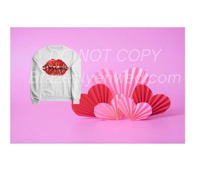 Love Inspired - Red I Love You Sequins Valentine Patch  Ready to Ship