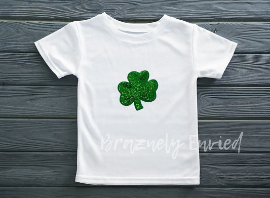 St Patrick's Day Patch New Sequins Shamrock Patch Great for St Patty's Day Heat Press Ready 6.7 inch  x 6.7 inch great size for kids shirts