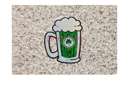 St Patrick's Day Patch New Sequins Patch Great for St Patty's Day shirt Fun Patch  Trendy Patch Immediate fast shipping