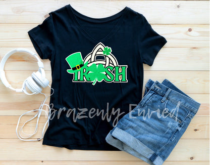 New St Patrick's Day Chenille Patch  Beautiful Trendy Irish Patch  Great Gift or Family Shirt idea  Be Unique @ 11.5"W X 8.5"H