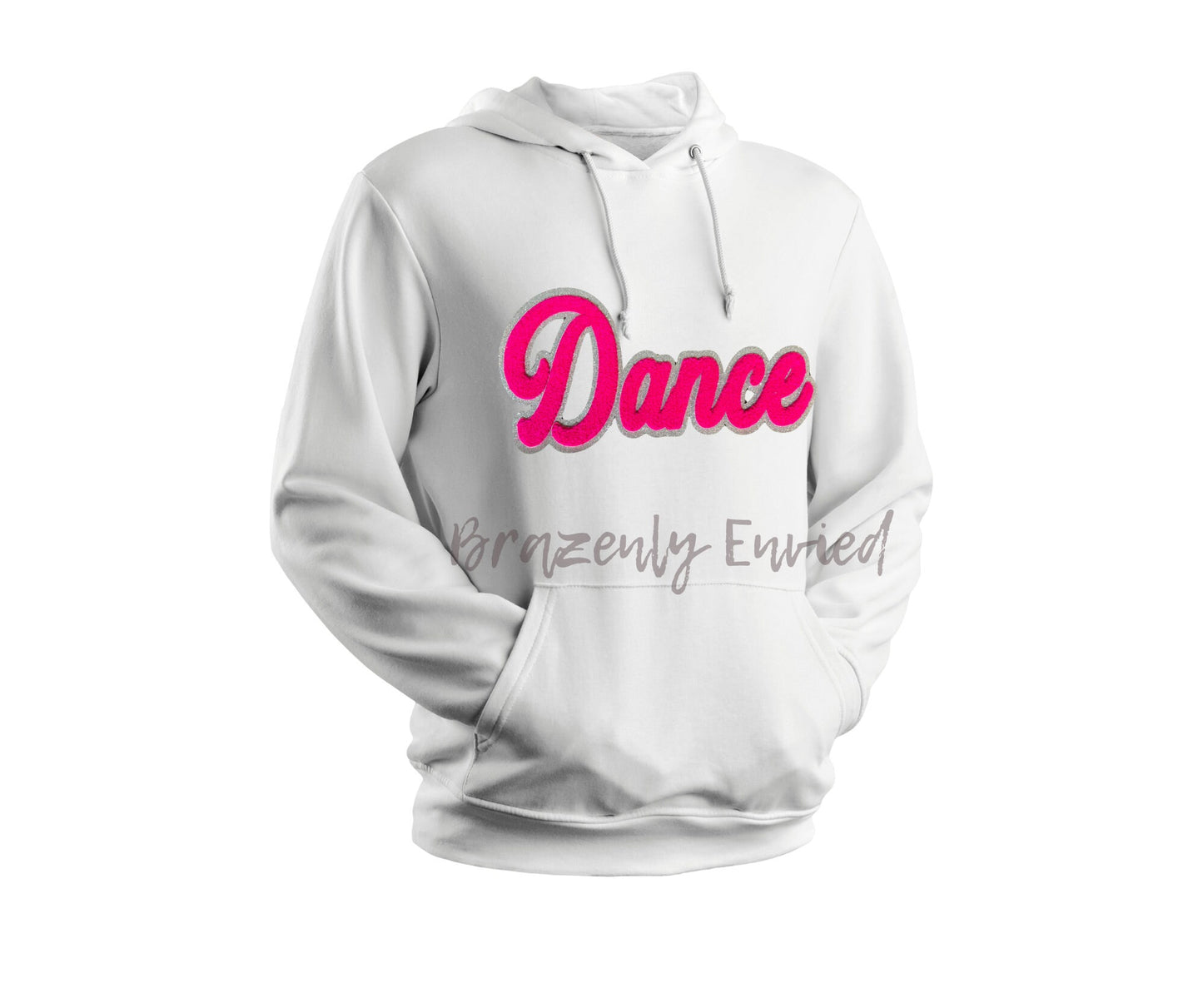 Dance Chenille Patch Dance Patch Bright Pink great for shirts jackets or bags great gifts idea
