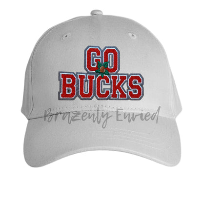 Trucker Hat PATCH- go bucks Patch Great for Trucker Hats /Shirts/ Jean Jackets/Bag