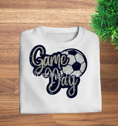 Game Day Soccer Patch Great Sequins Patch for Game Days