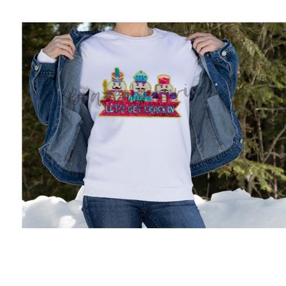 Nutcracker Patch | Sequins Nutcracker Patch Gold Backing | Iron On Patch | Great Christmas Patch For Christmas Sweatshirts
