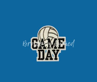 Game Day Volleyball Patch  Trucker Hat Patch Small Patch