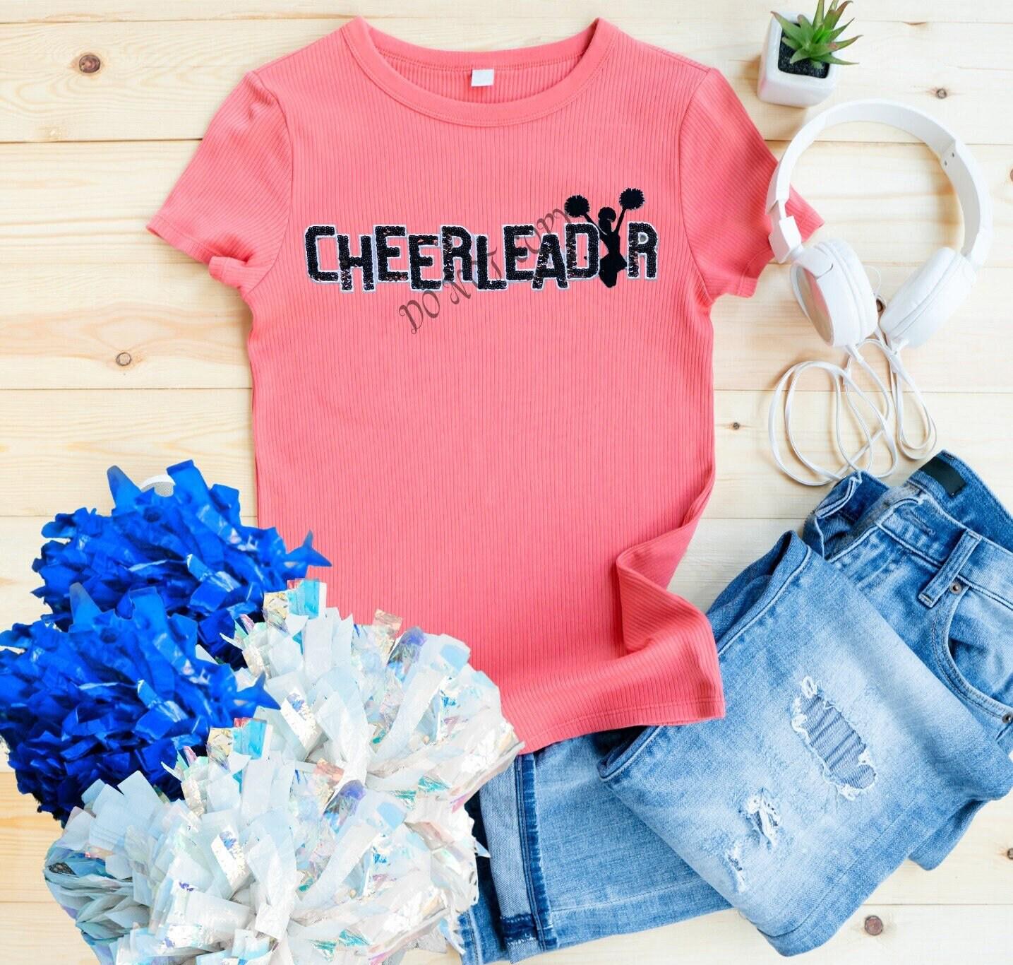 Sequins Cheerleader Patch  Black
