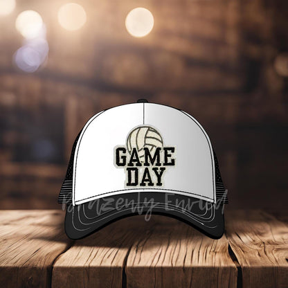 Game Day Volleyball Patch  Trucker Hat Patch Small Patch