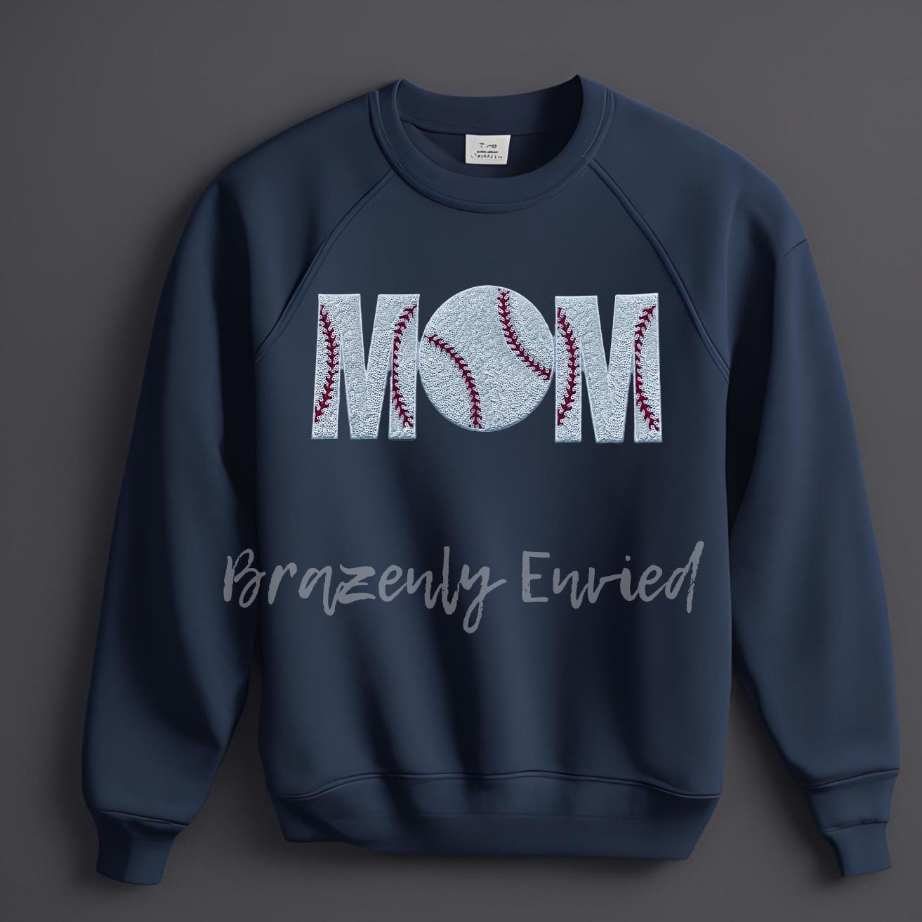 Baseball MOM Sequin Patch: Sports Apparel Patch (4.6 x 10.8 inch)